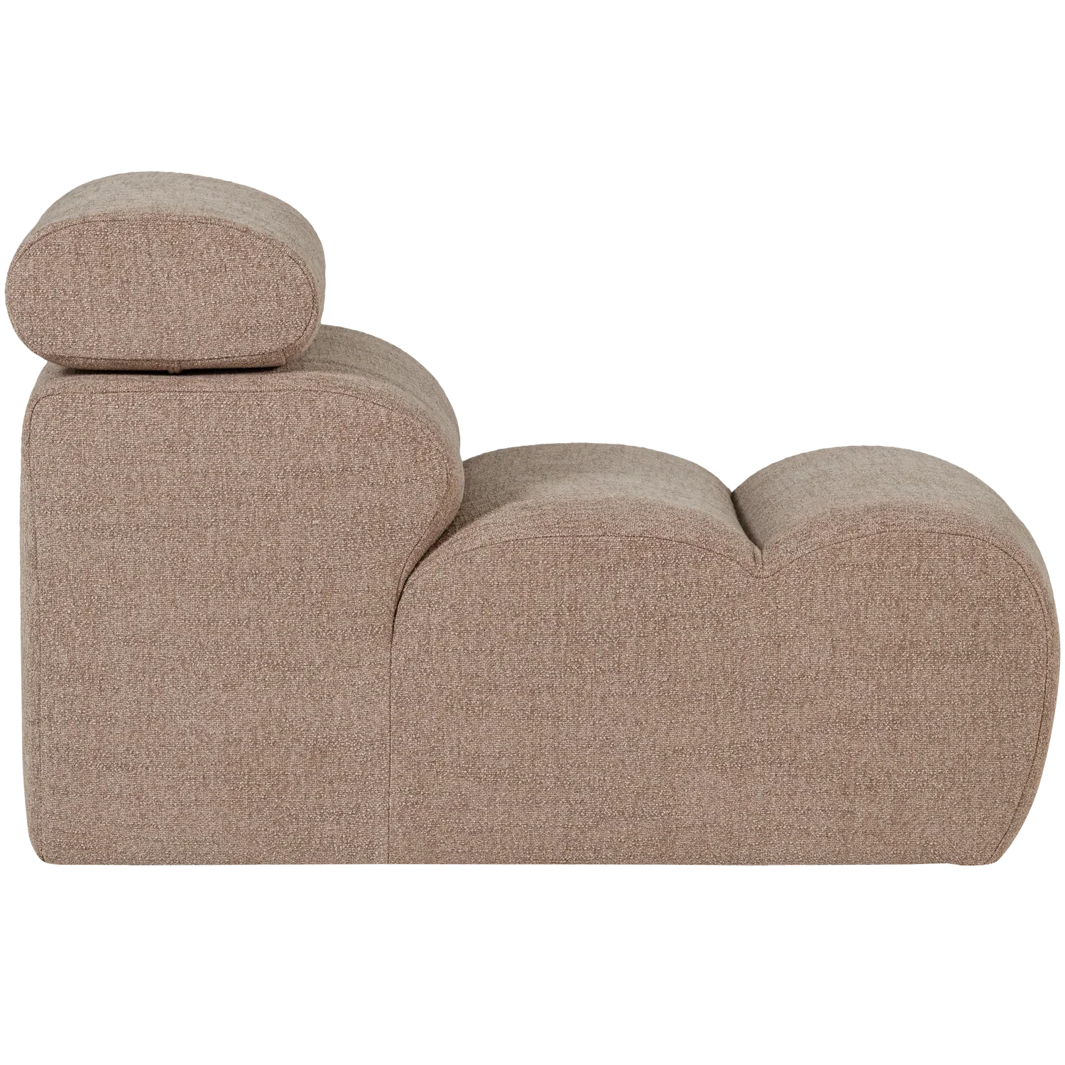 NOVI 1-SEATER ELEMENT BOUCLE TAUPE