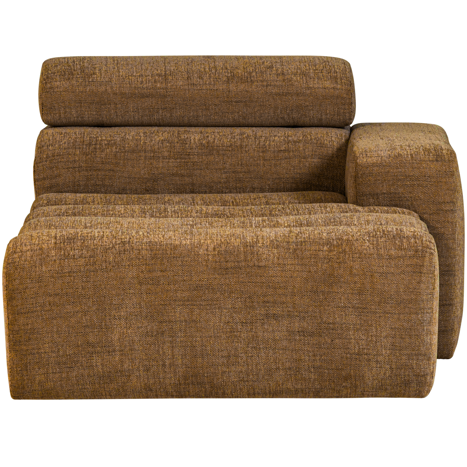 WOOOD canapea modulara NOVI | poliester | Caramel melange | 86x109x173 cm
