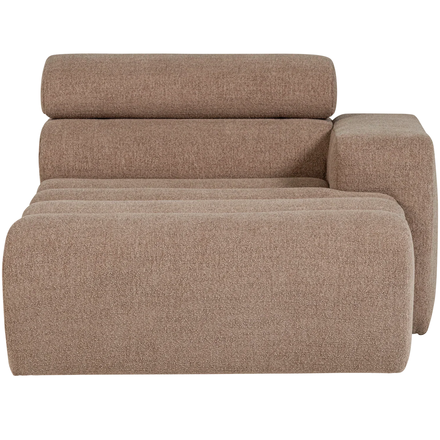 NOVI CHAISE LONGUE ELEMENT RIGHT BOUCLE TAUPE