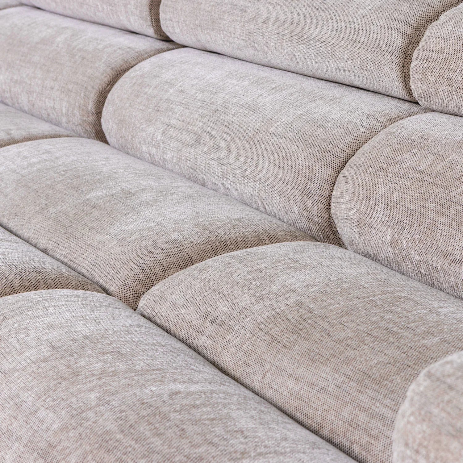 NOVI CHAISE LONGUE SOFA LEFT NATURAL MELANGE