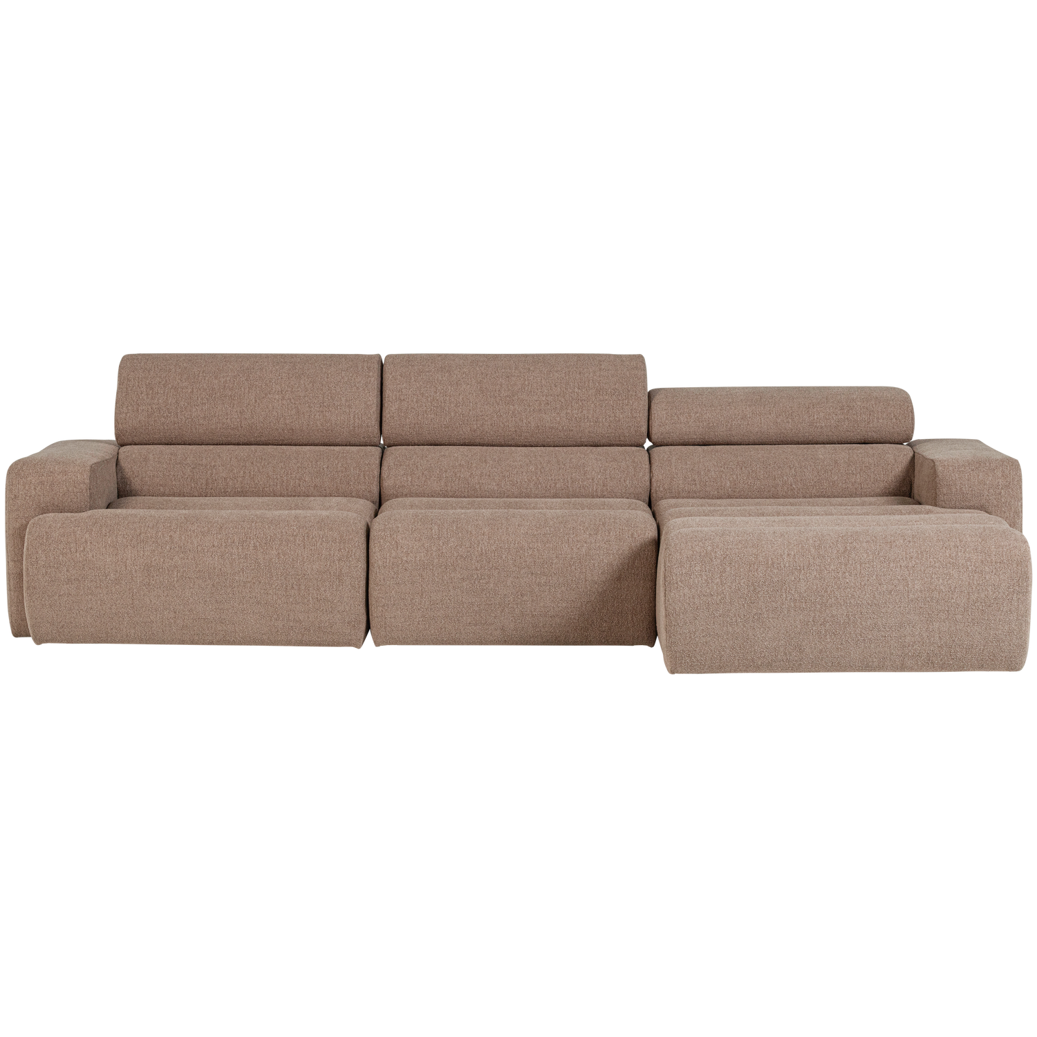 NOVI CHAISE LONGUE SOFA RIGHT BOUCLE TAUPE