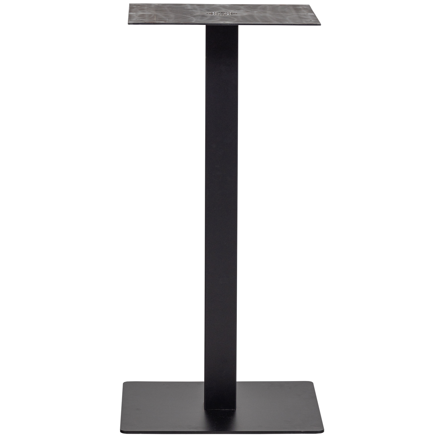 BISTRO SQUARE BAR TABLE TUBE LEG METAL LEG BLACK 105x50x50CM
