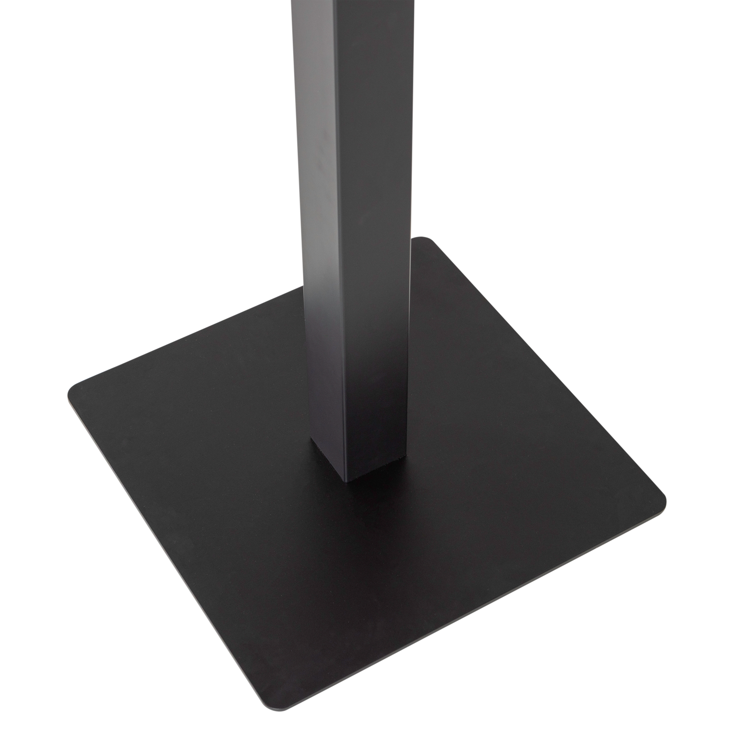 BISTRO SQUARE BAR TABLE TUBE LEG METAL LEG BLACK 105x50x50CM