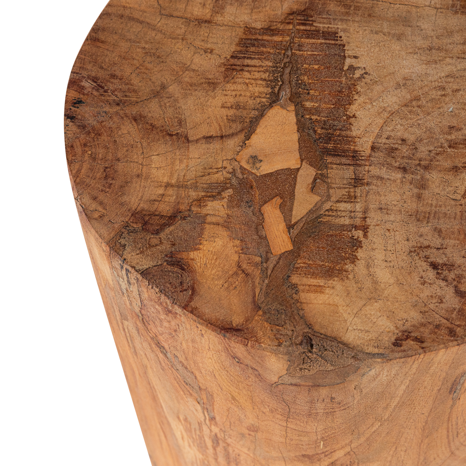 WOOOD masuta laterala VIRI | Lemn | Natural | 40x35x35 cm