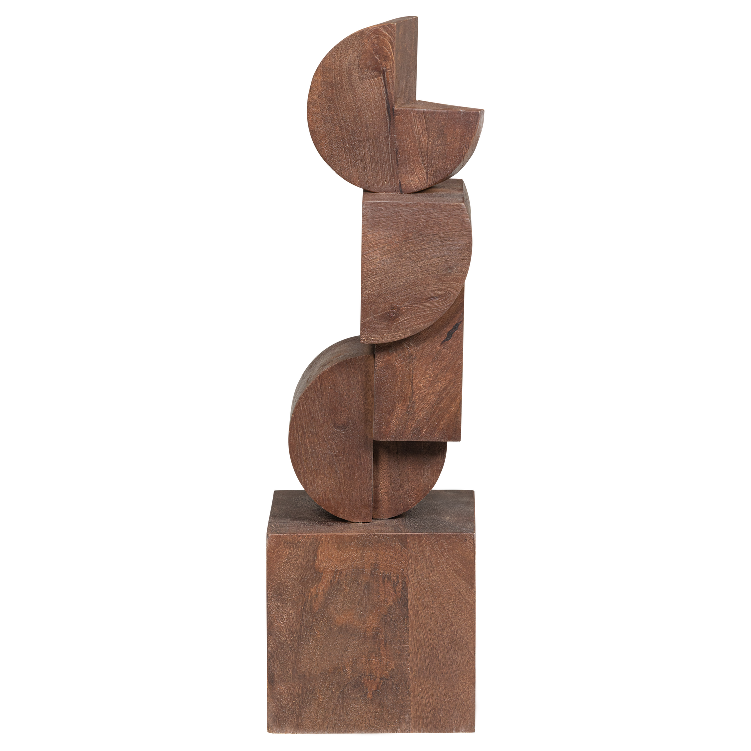 WOOOD decoratiune DRAXA SCULPTURE ORNAMENT WOOD | Lemn mango | Maro | 62x18x18 cm