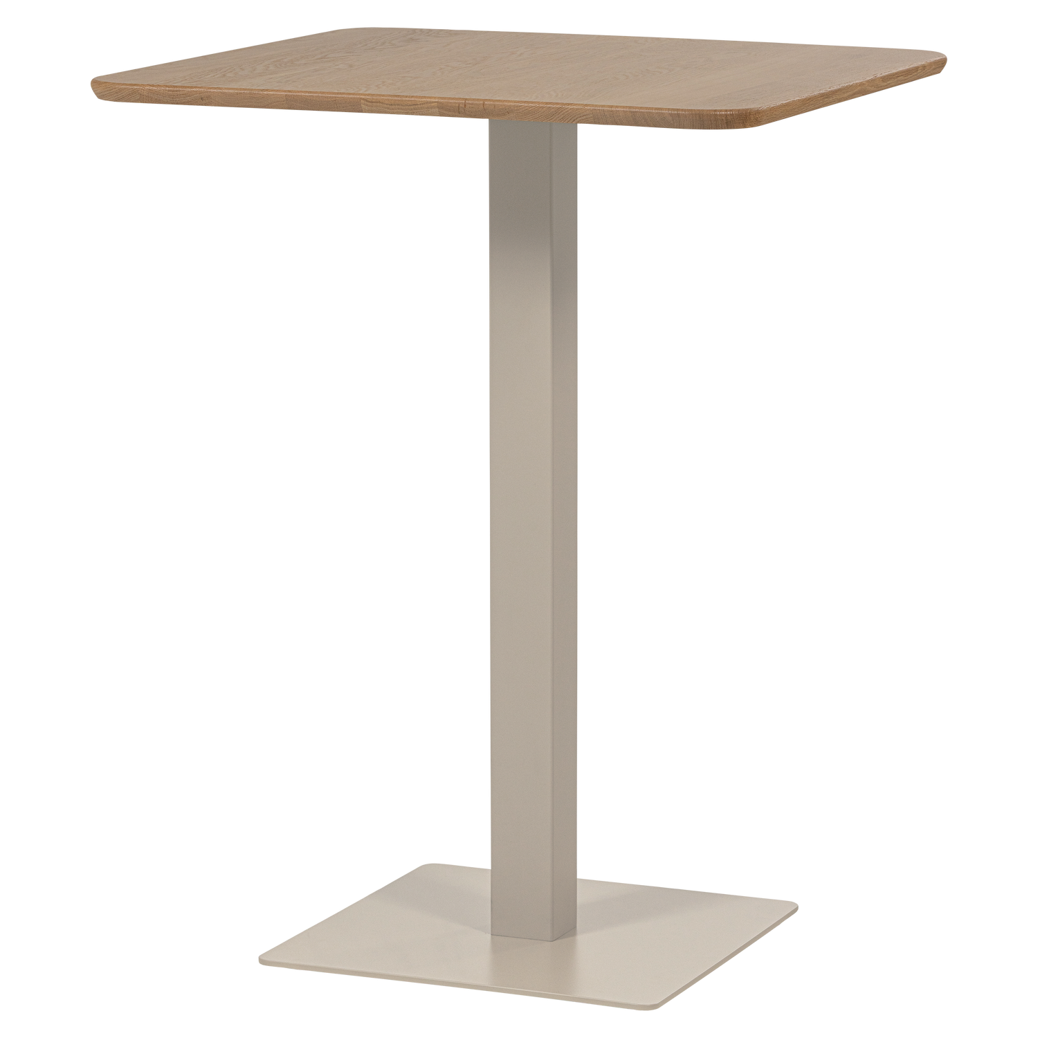 WOOOD masa bar TABLO | Stejar | Transparant | 107x79x79 cm