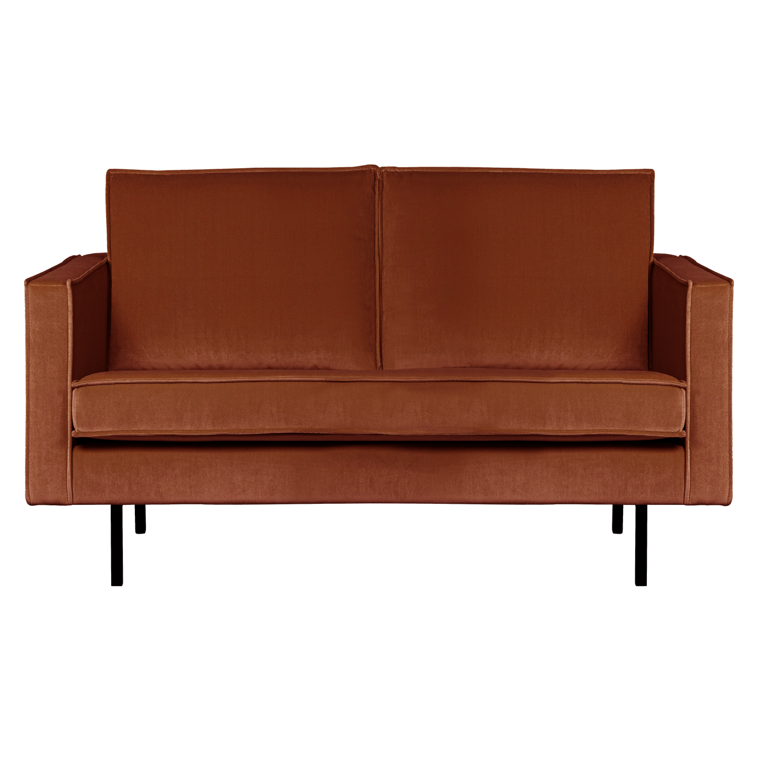 WOOOD canapea 2 locuri RODEO | 100% Pes | Rugina | 85x150x86 cm