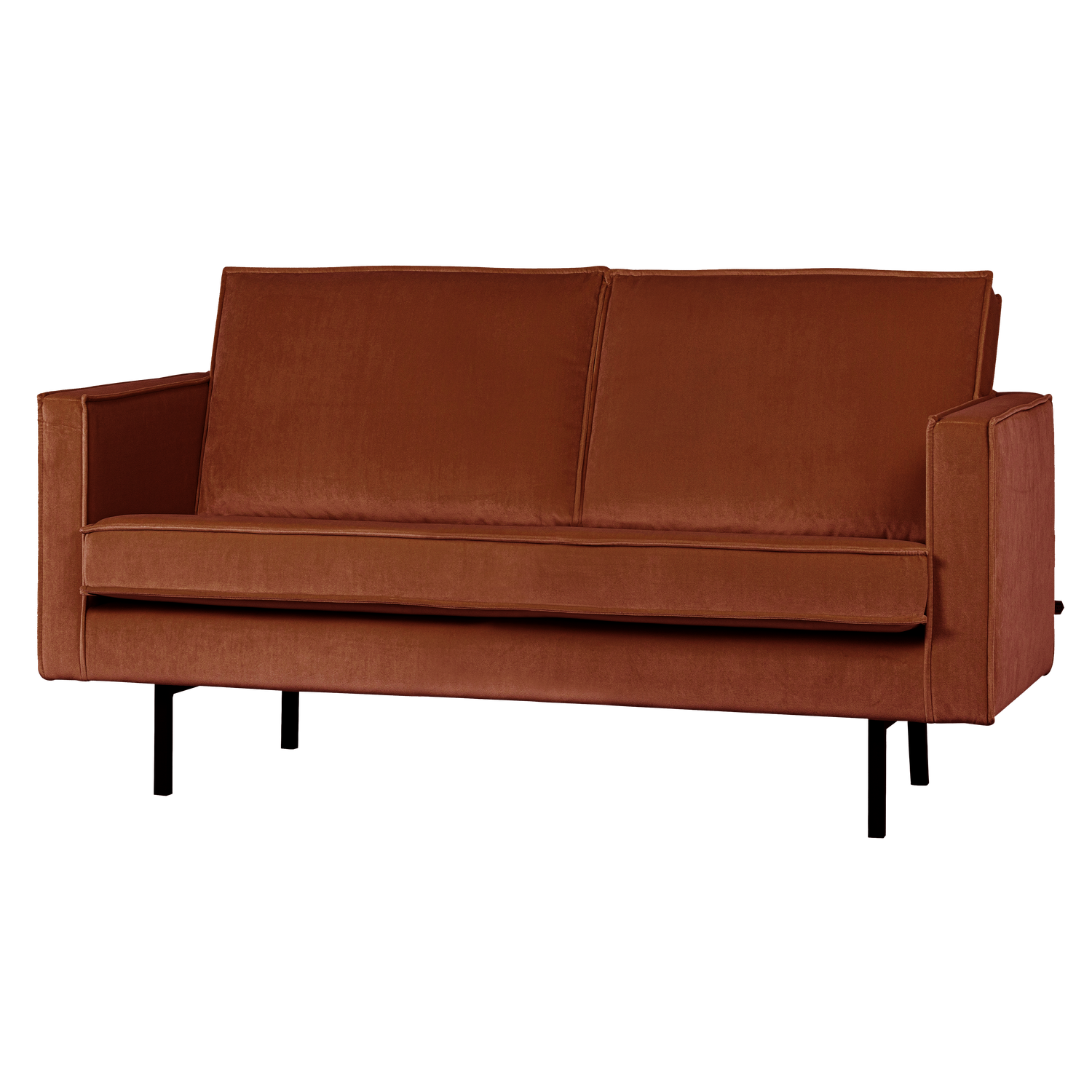 WOOOD canapea 2 locuri RODEO | 100% Pes | Rugina | 85x150x86 cm