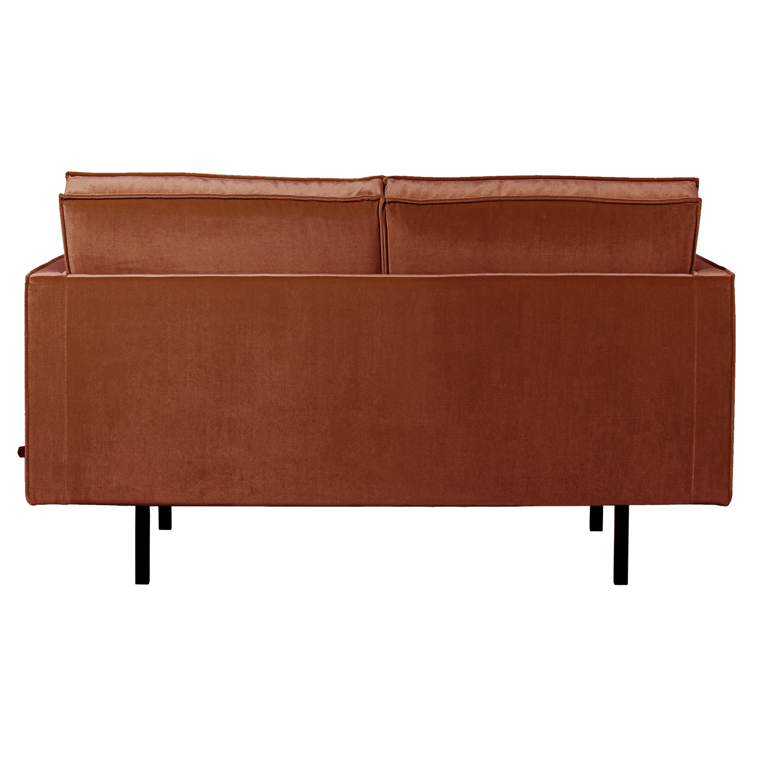 WOOOD canapea 2 locuri RODEO | 100% Pes | Rugina | 85x150x86 cm