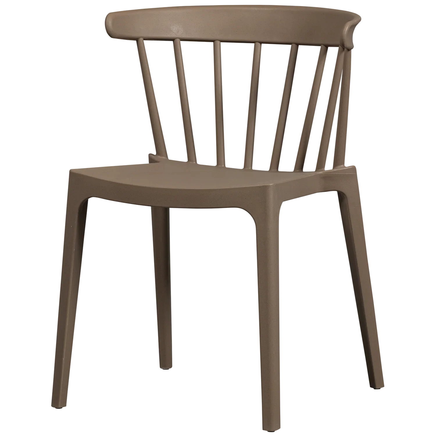 BLISS GARDEN CHAIR WITH BARS ORGANIC FIBER BROWN MELANGE