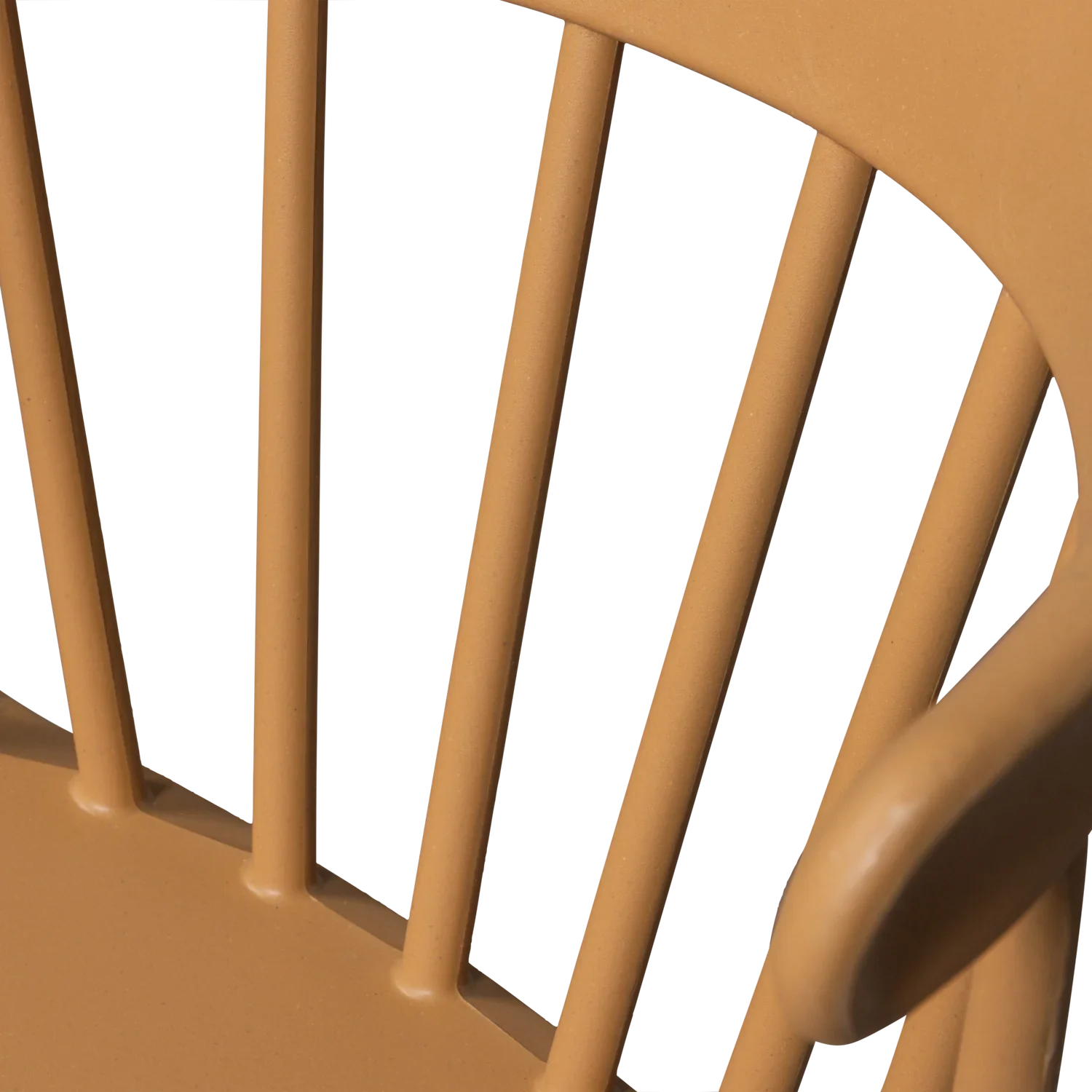 BLISS GARDEN CHAIR WITH BARS ORGANIC FIBER CARAMEL MELANGE