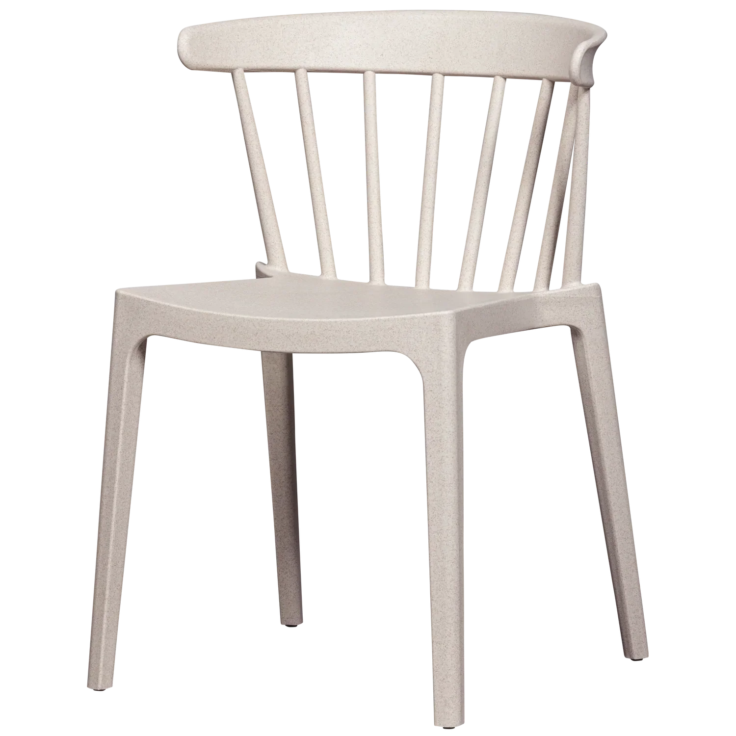 BLISS GARDEN CHAIR WITH BARS ORGANIC FIBER OFF WHITE MELANGE
