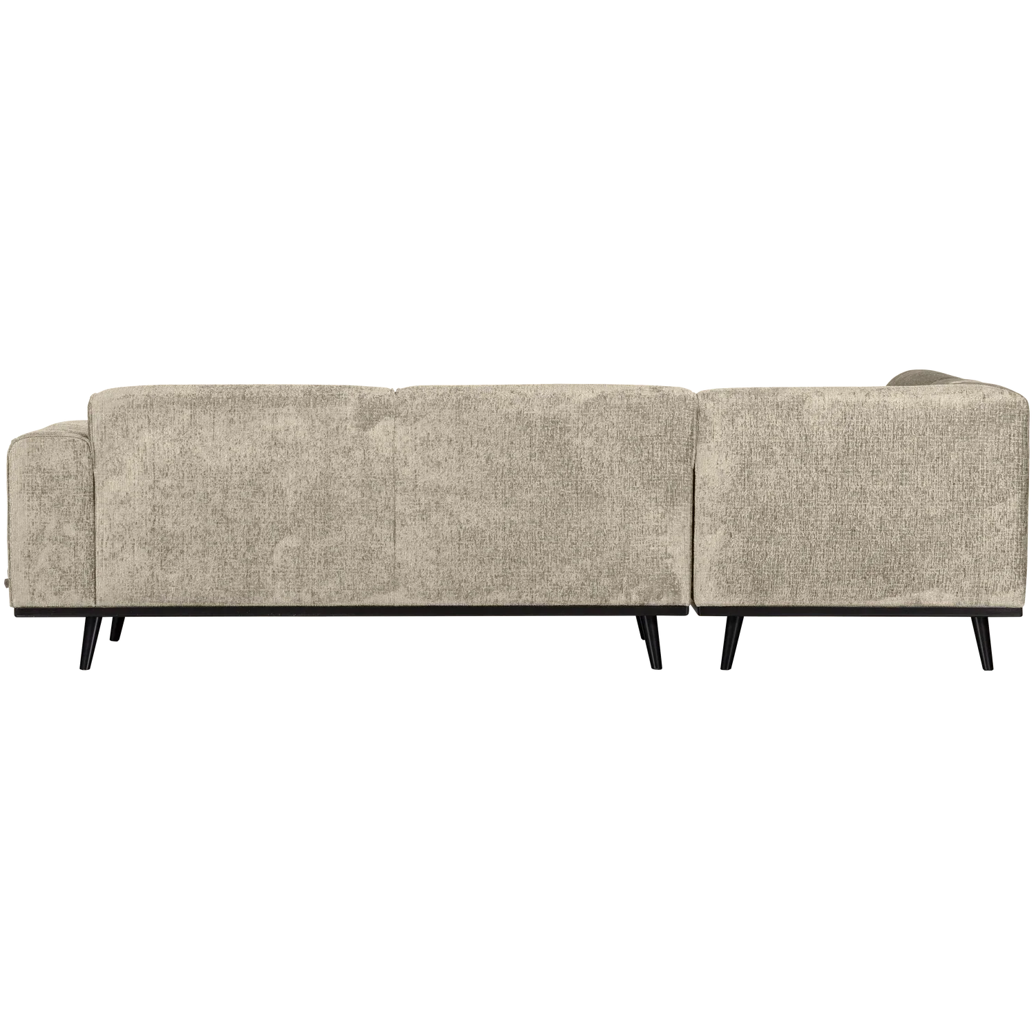 STATEMENT CORNER SOFA LEFT STRUCTURE VELVET WHEATFIELD