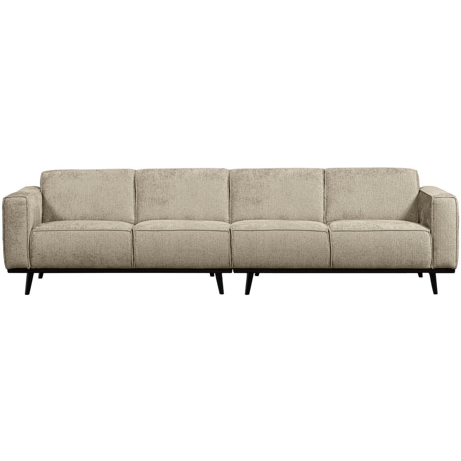 WOOOD canapea 4 locuri STATEMENT | 100% Pes | Wheatfield | 77x280x93 cm