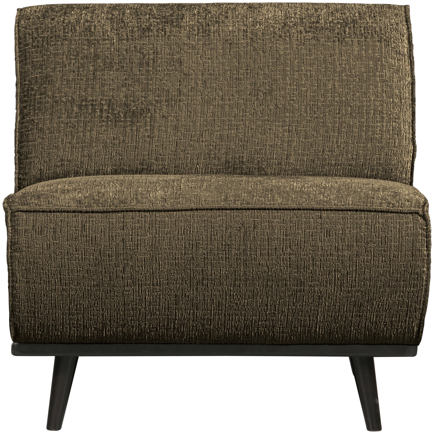 WOOOD canapea modulara STATEMENT 1-SEATER ELEMENT STRUCTURE VELVET BONSAI | 100% Pes | Bonsai | 77x79x93 cm