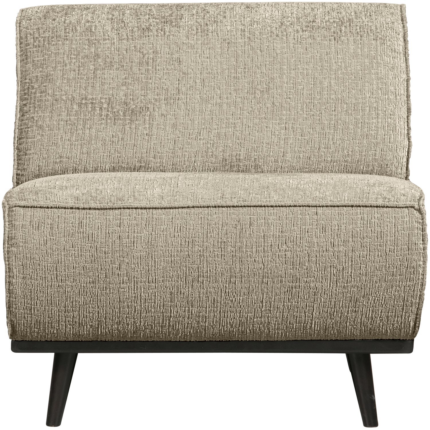 WOOOD canapea modulara STATEMENT 1-SEATER ELEMENT STRUCTURE VELVET WHEATFIELD | 100% Pes | Wheatfield | 77x79x93 cm
