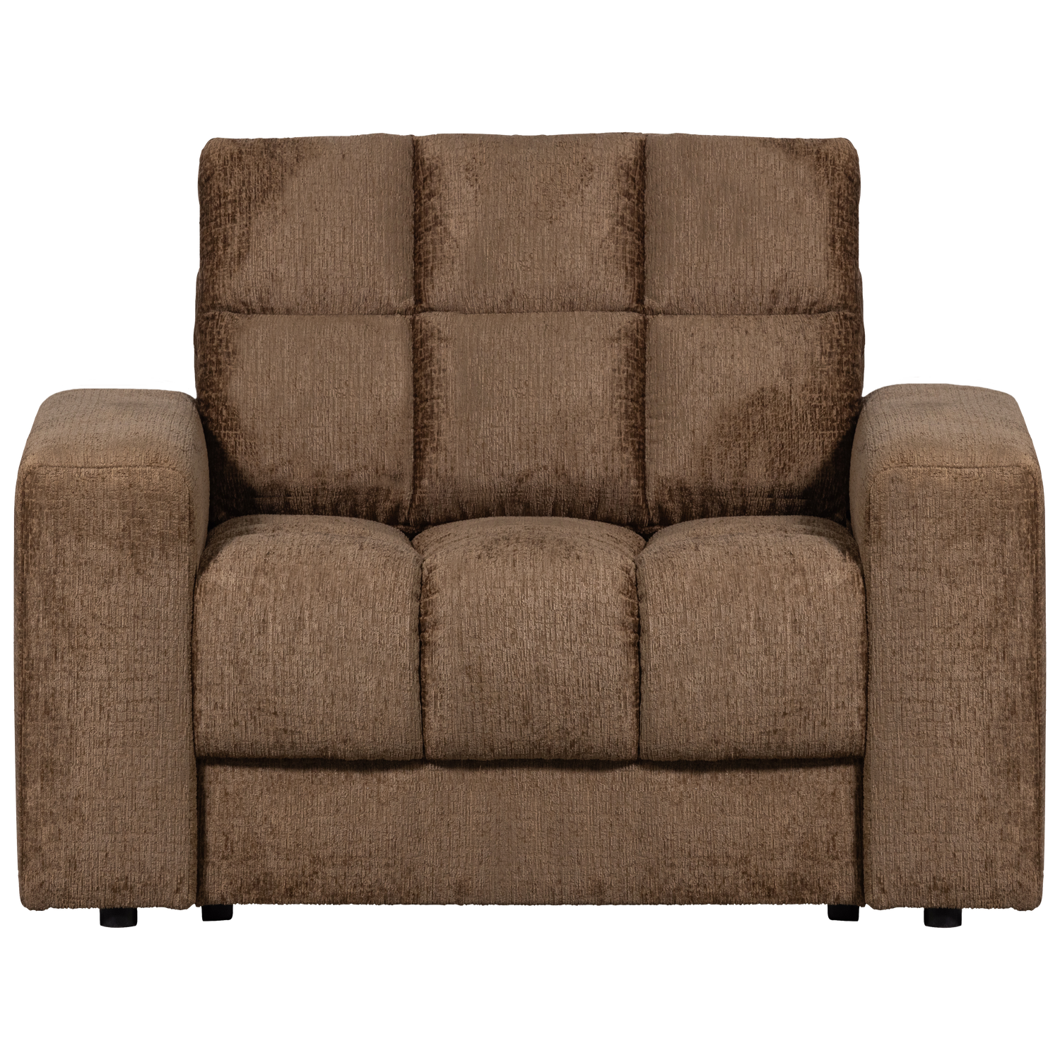 WOOOD fotoliu SECOND DATE ARMCHAIR STRUCTURE VELVET BRASS | 100% Pes | Brass | 78x103x99 cm