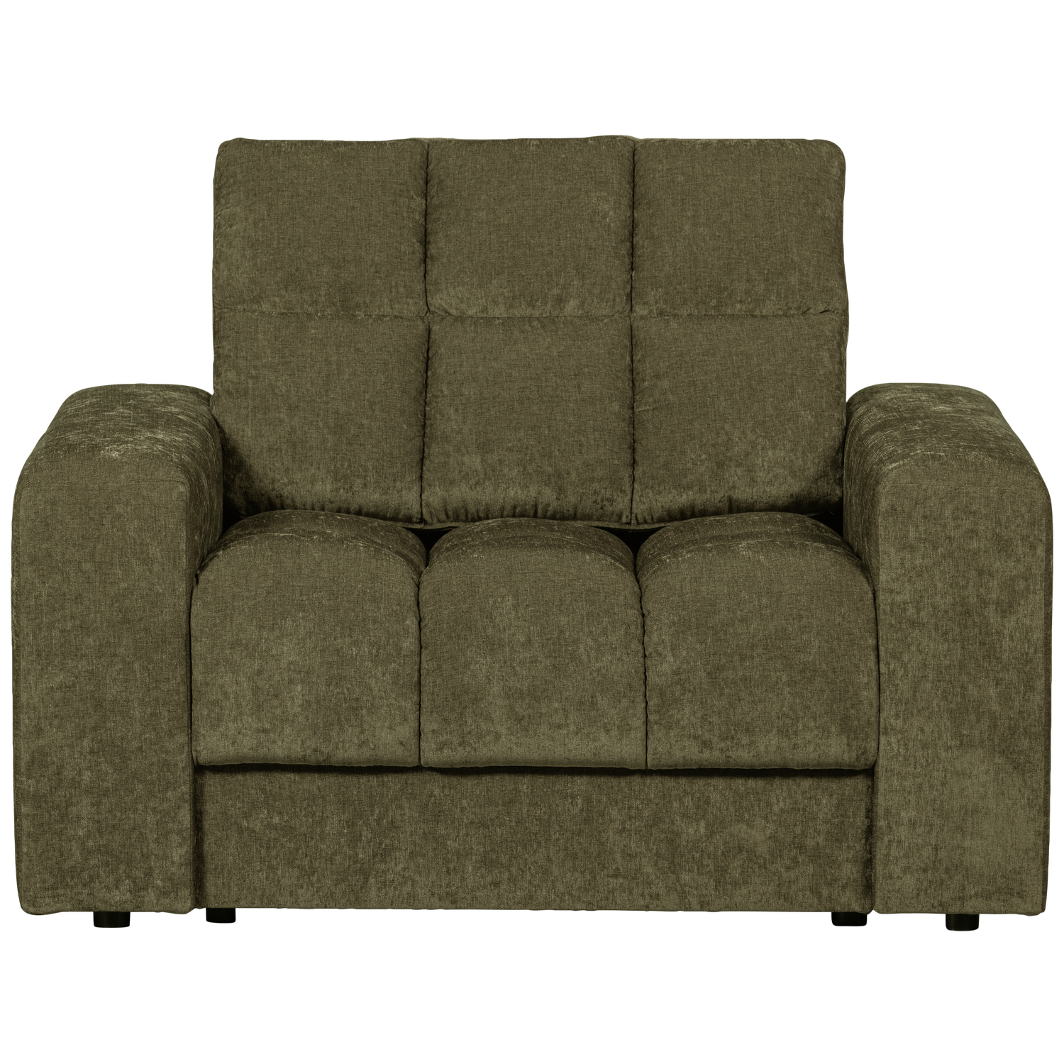 WOOOD fotoliu SECOND DATE ARMCHAIR VELVET | 100% Pes | Verde | 78x103x99 cm