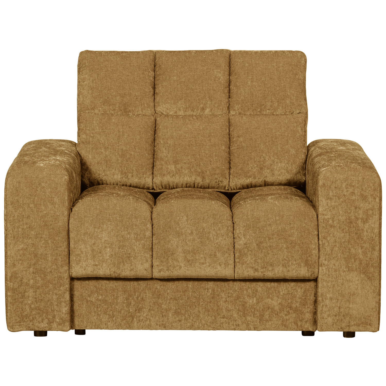 WOOOD fotoliu SECOND DATE ARMCHAIR VELVET GOLDEN | 100% Pes | Auriu | 78x103x99 cm
