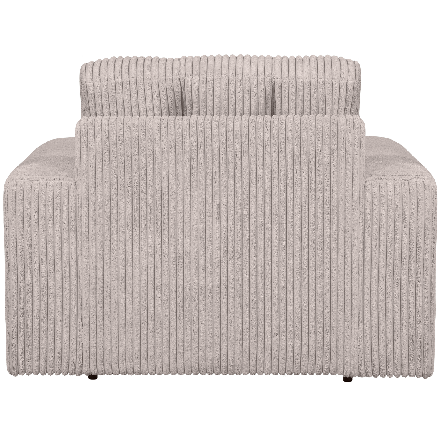 WOOOD fotoliu SECOND DATE ARMCHAIR RIB FABRIC | 100% Pes | Natural | 78x103x99 cm