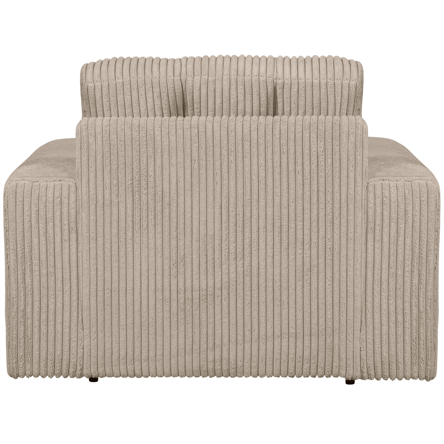 WOOOD fotoliu SECOND DATE ARMCHAIR RIB FABRIC TRAVERTIN | 100% Pes | Travertin | 78x103x99 cm