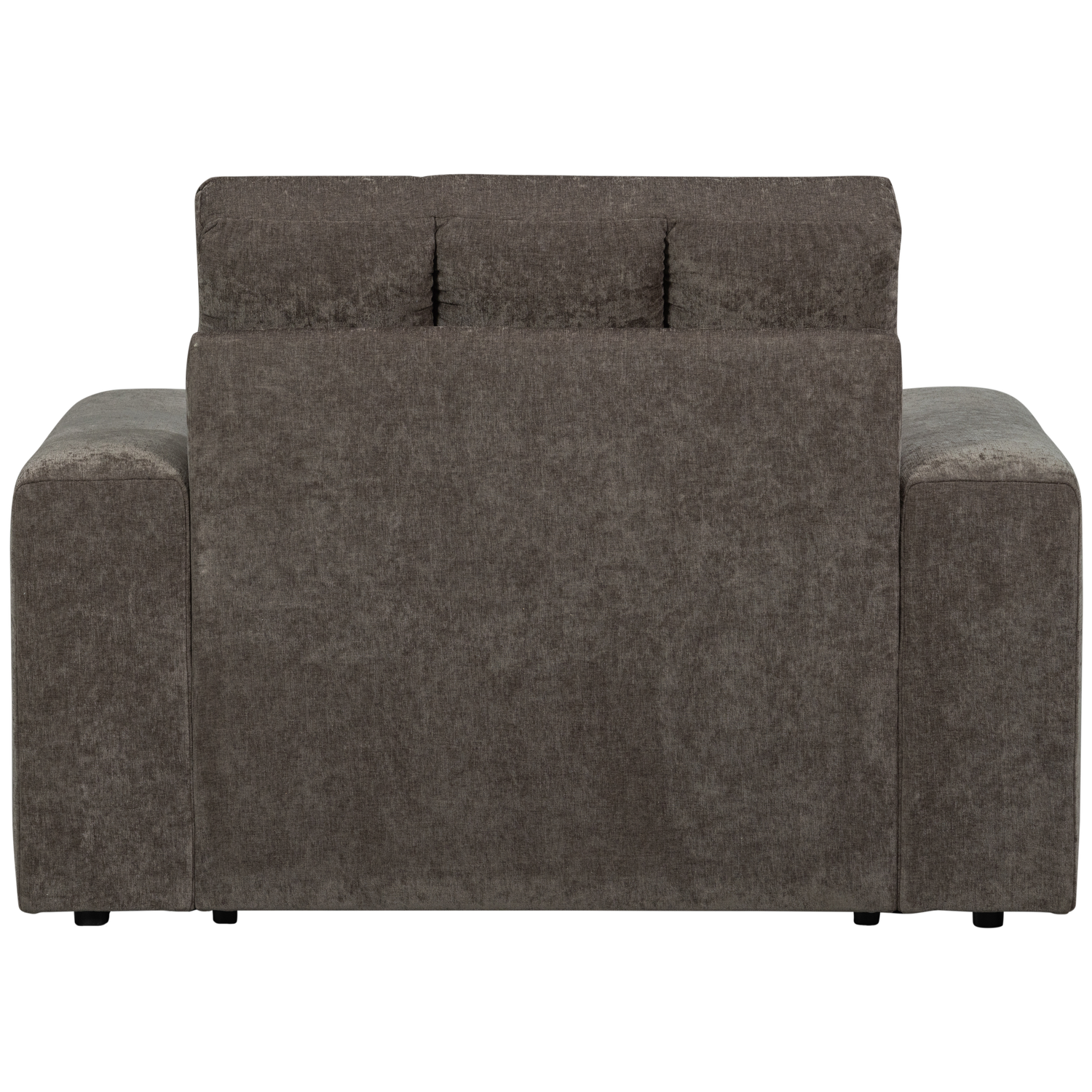 WOOOD fotoliu SECOND DATE ARMCHAIR VELVET WARM | 100% Pes | Gri cald | 78x103x99 cm