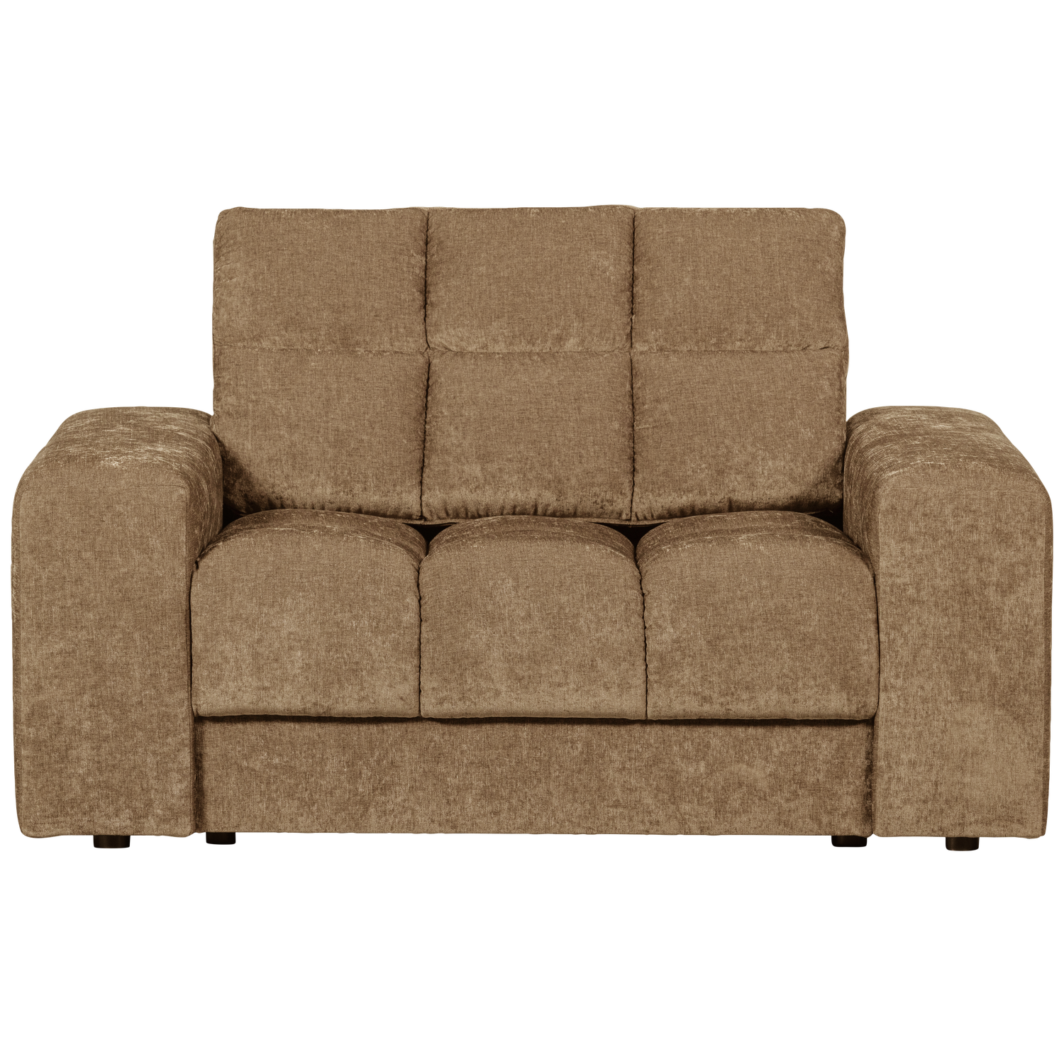 WOOOD fotoliu SECOND DATE LOVESEAT VINTAGE | 100% Pes | Nisipiu | 78x136x101 cm