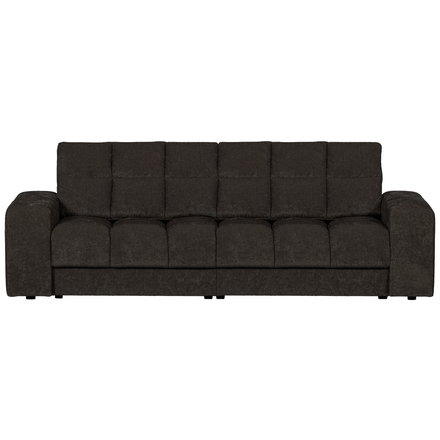 WOOOD canapea 2 locuri SECOND DATE | 100% Pes | Antracit | 78x226x99 cm