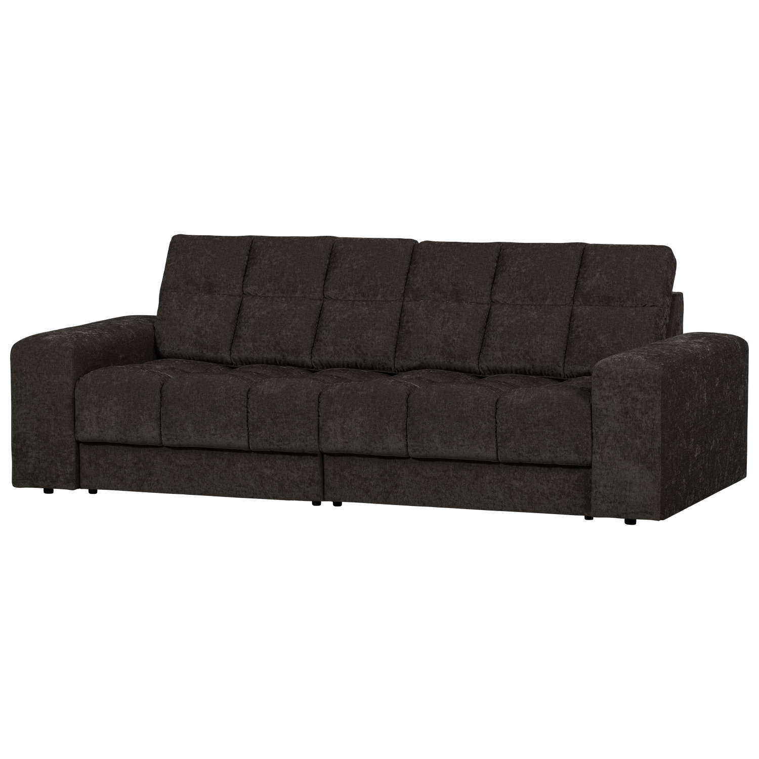 WOOOD canapea 2 locuri SECOND DATE | 100% Pes | Antracit | 78x226x99 cm