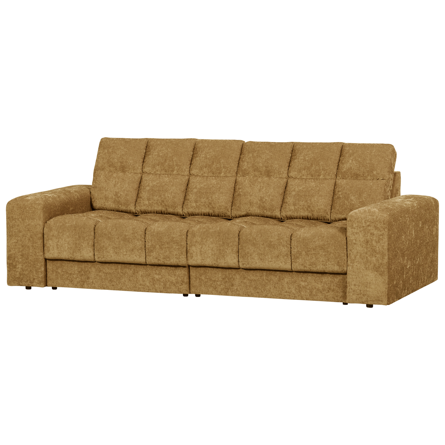 WOOOD canapea 2 locuri SECOND DATE | 100% Pes | Auriu | 78x226x99 cm