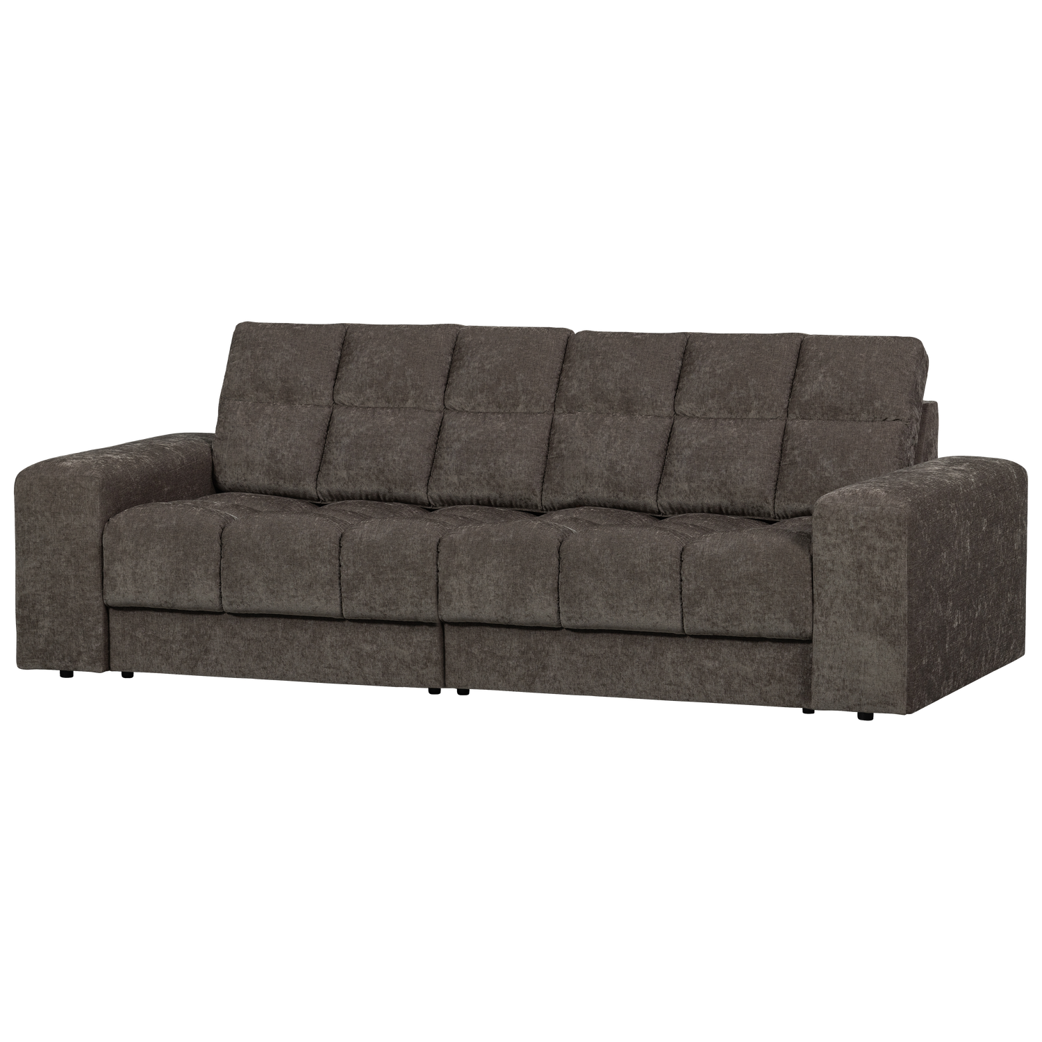 WOOOD canapea 2 locuri SECOND DATE | 100% Pes | Gri cald | 78x226x99 cm