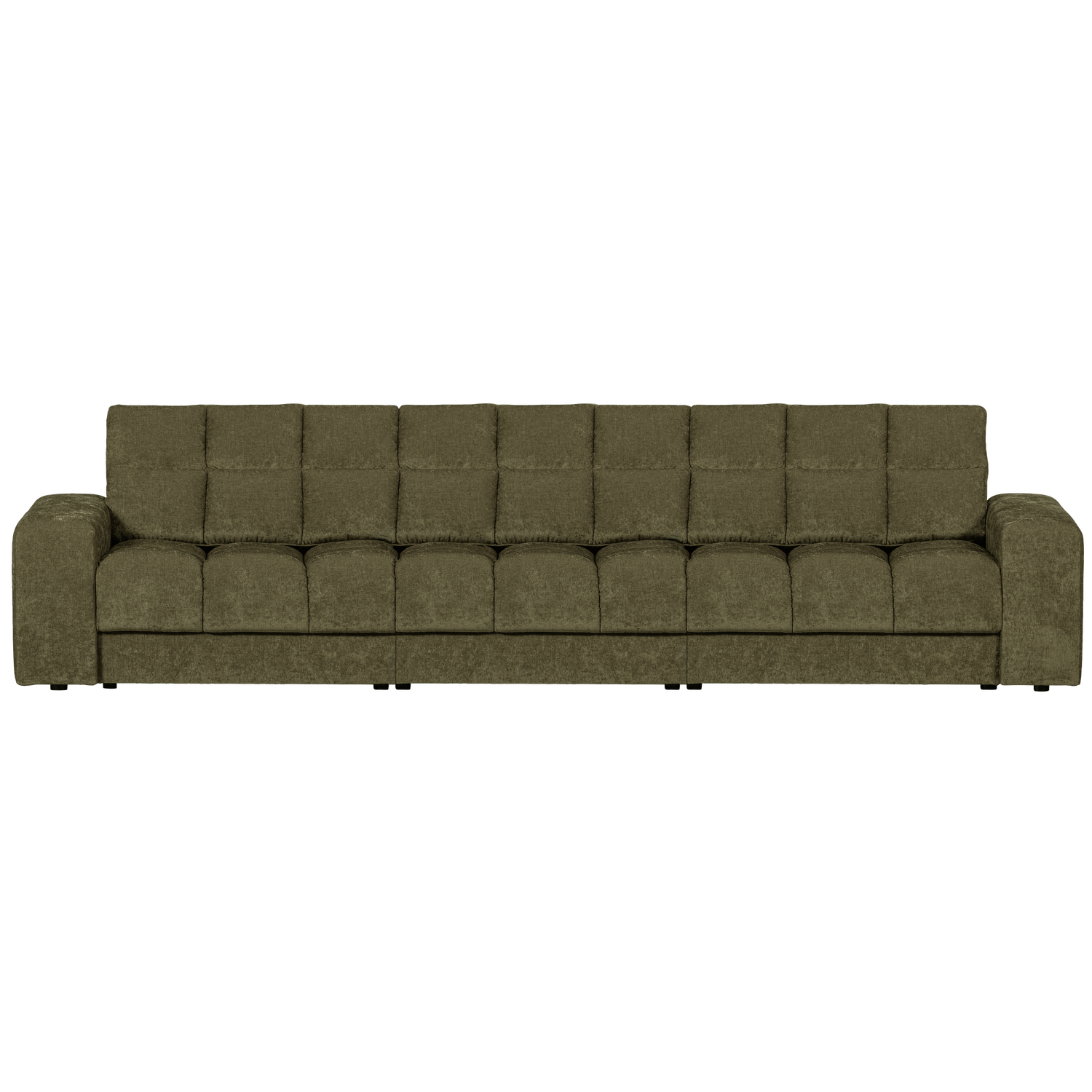 WOOOD canapea 3 locuri SECOND DATE | 100% Pes | Verde | 78x316x99 cm