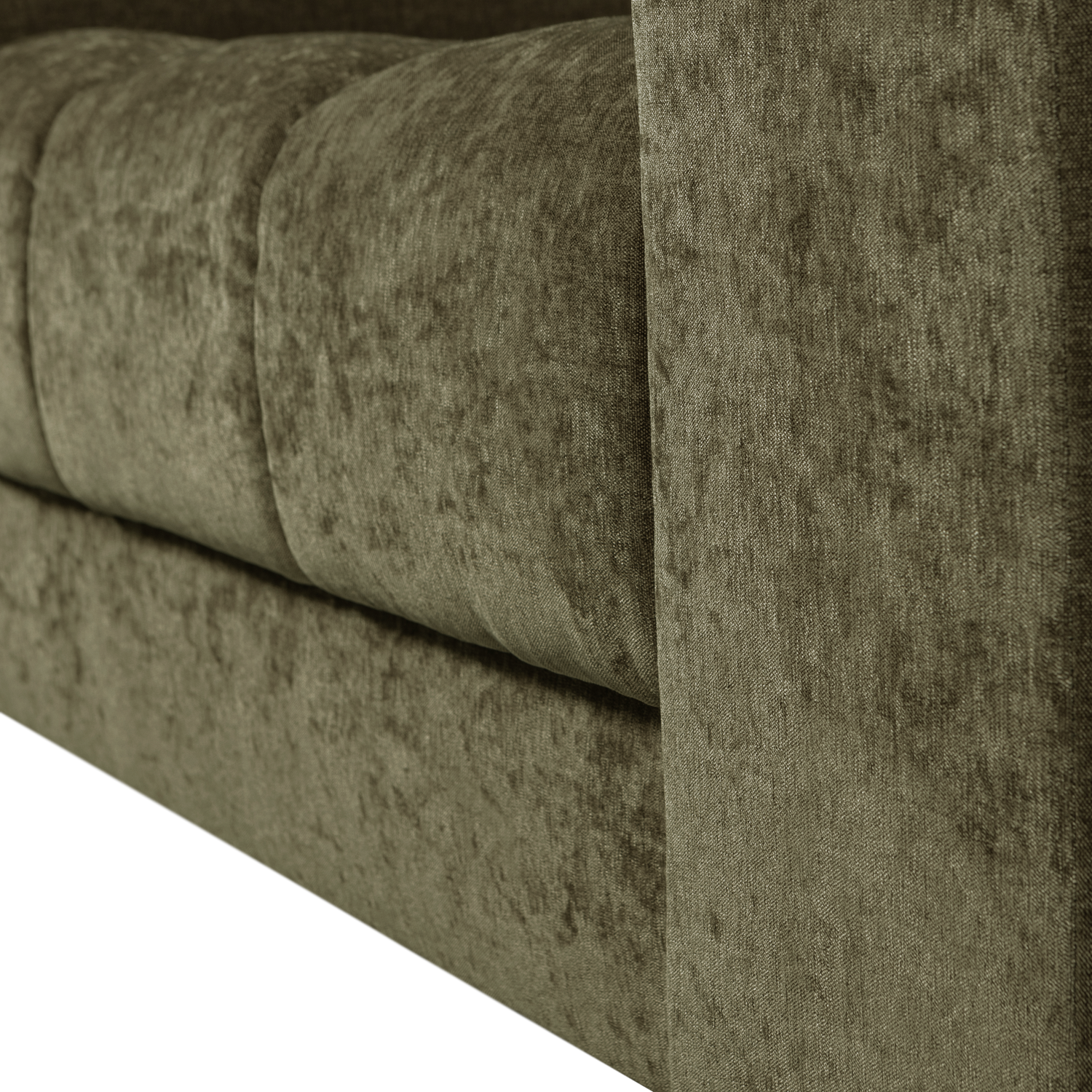 WOOOD canapea 3 locuri SECOND DATE | 100% Pes | Verde | 78x316x99 cm
