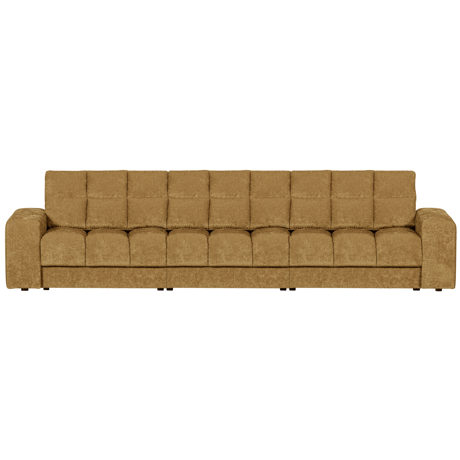 WOOOD canapea 3 locuri SECOND DATE | 100% Pes | Auriu | 78x316x99 cm