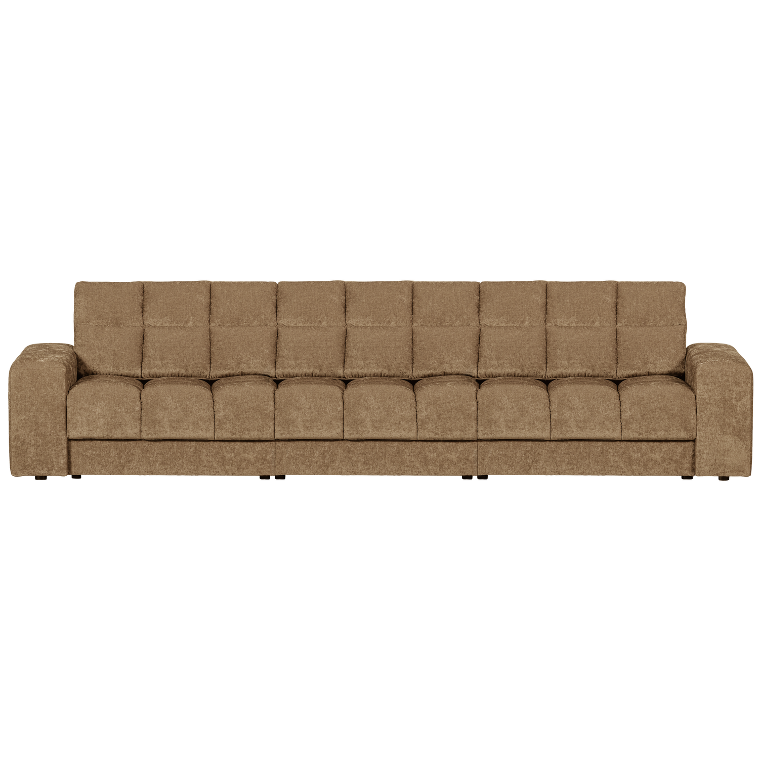 WOOOD canapea 3 locuri SECOND DATE | 100% Pes | Nisipiu | 78x316x99 cm