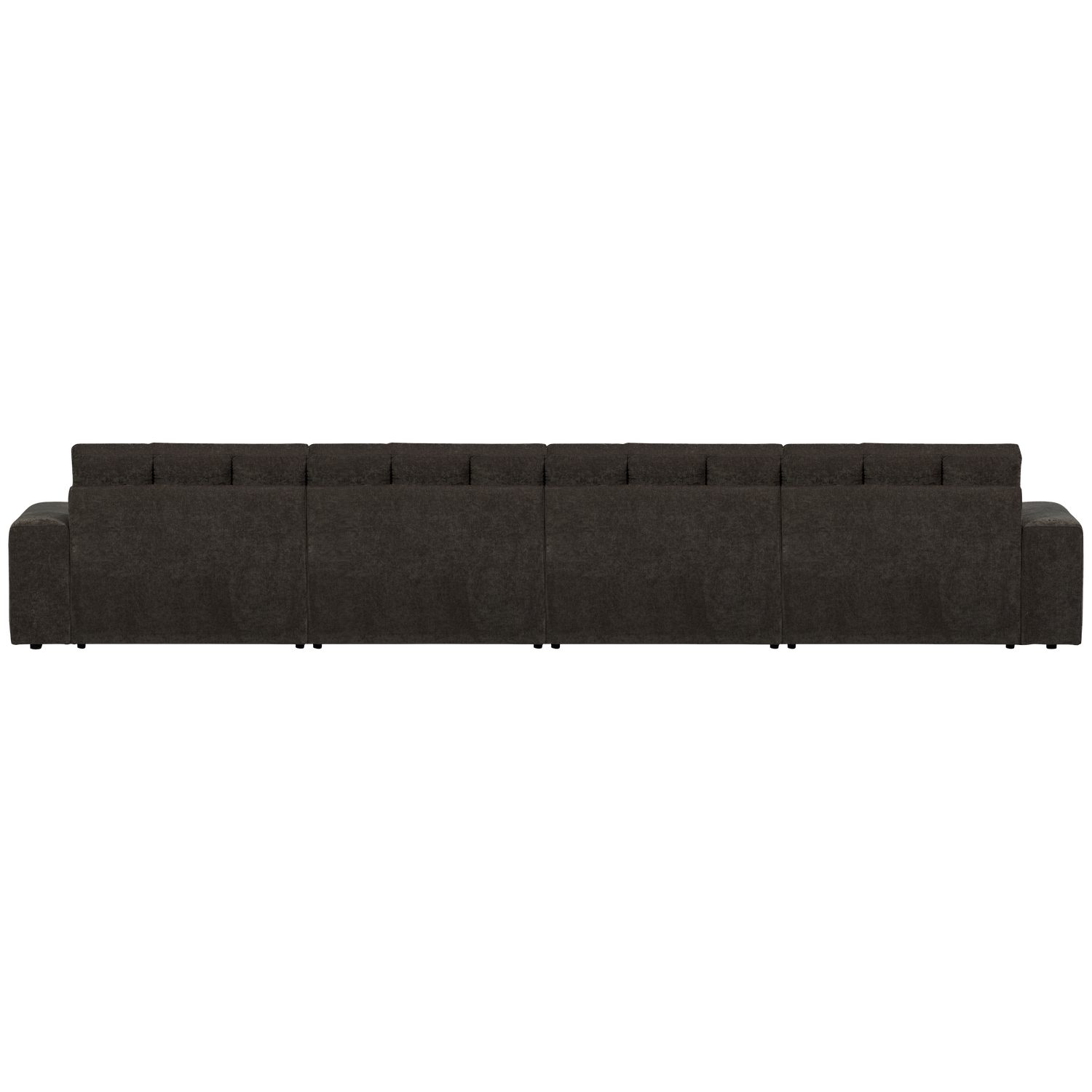 WOOOD canapea 4 locuri SECOND DATE | 100% Pes | Antracit | 78x406x99 cm