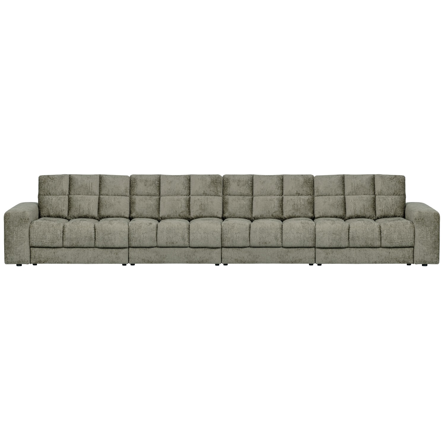 WOOOD canapea 4 locuri SECOND DATE | 100% Pes | Frost | 78x406x99 cm