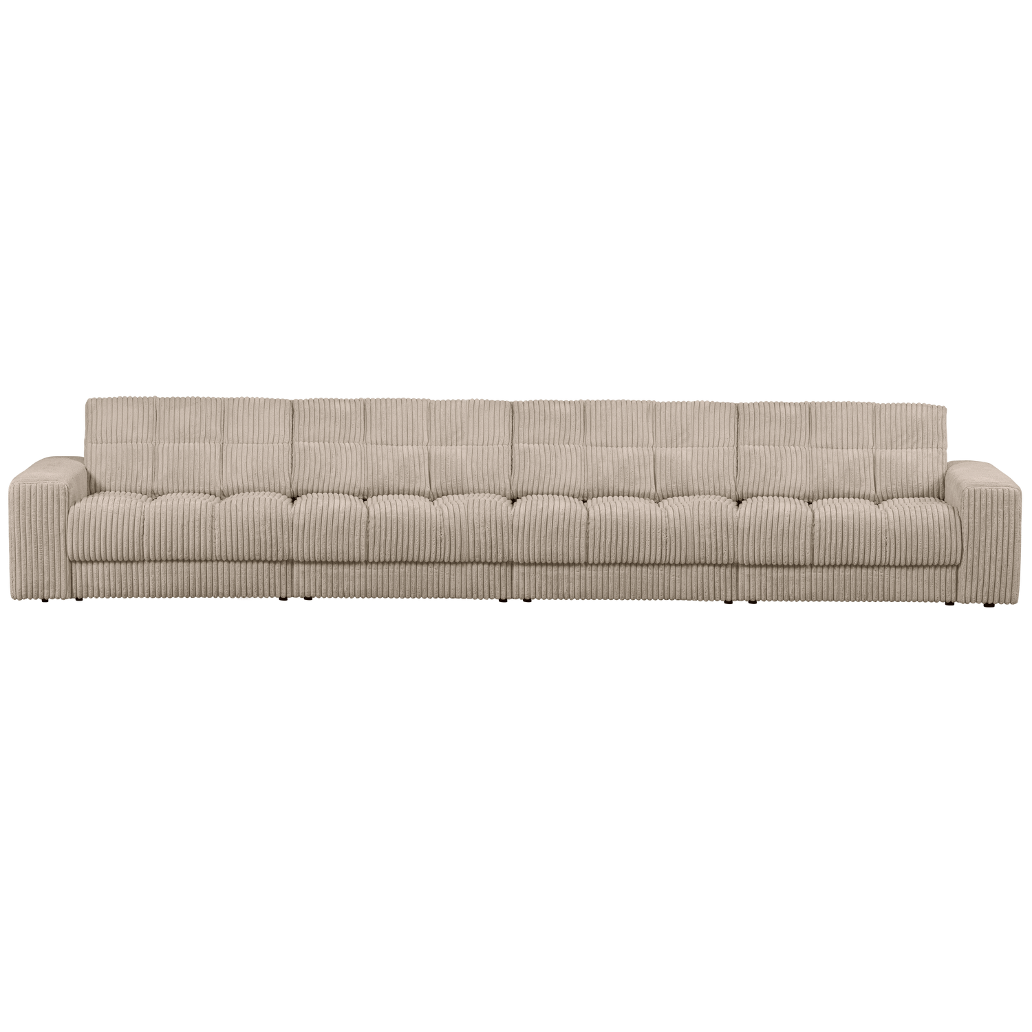 WOOOD canapea 4 locuri SECOND DATE | 100% Pes | Travertin | 78x406x99 cm