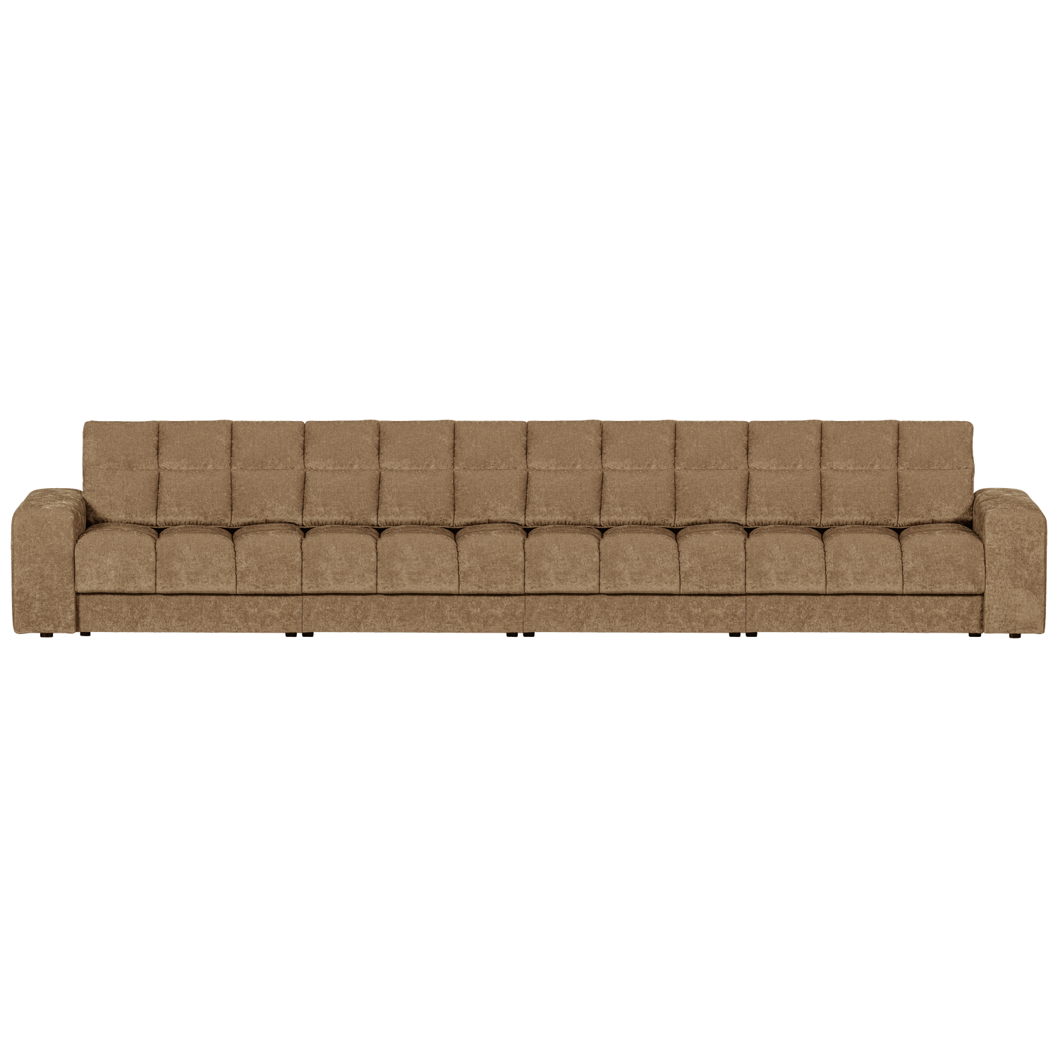 WOOOD canapea 4 locuri SECOND DATE | 100% Pes | Nisipiu | 78x406x99 cm