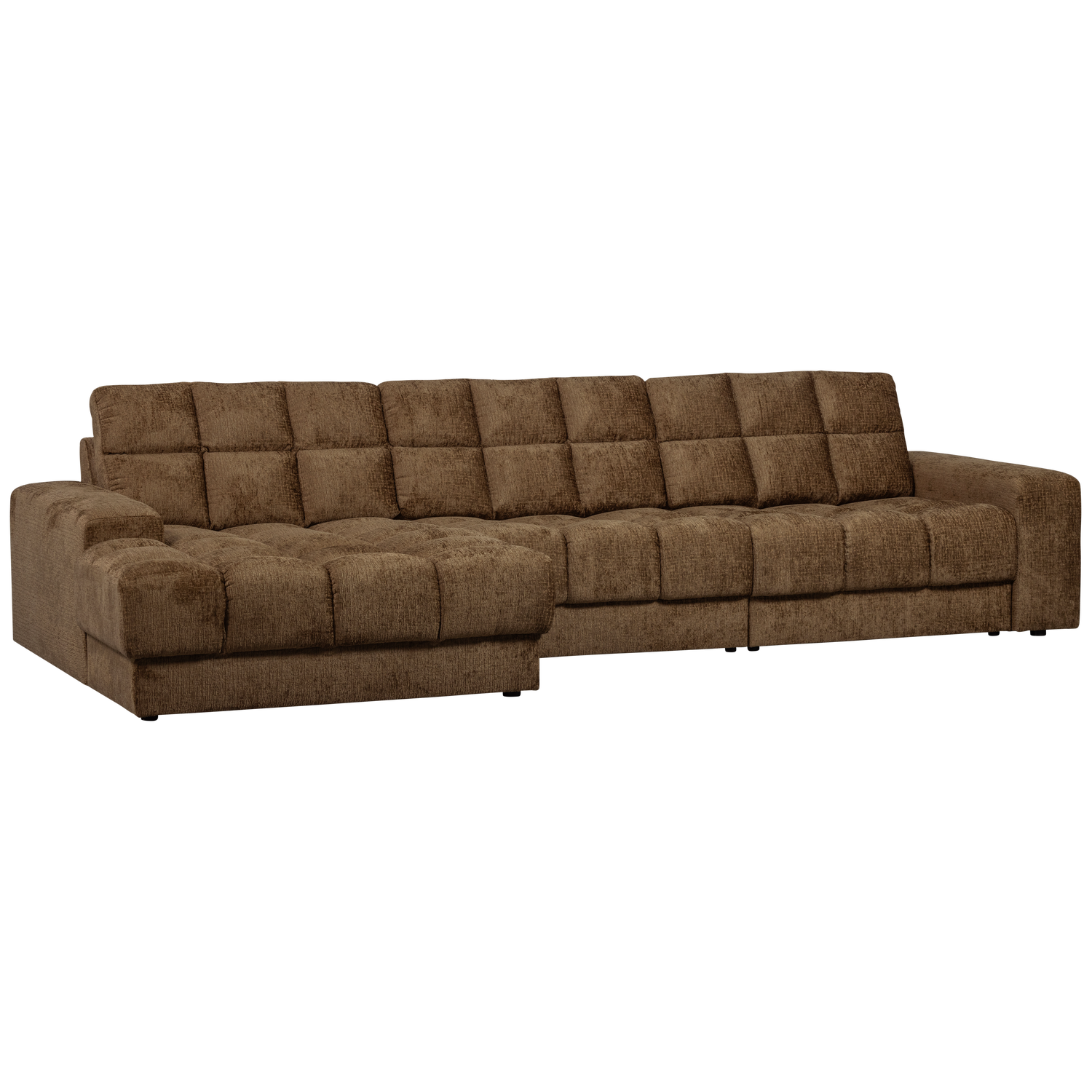 WOOOD canapea mare SECOND DATE CHAISE LONGUE | 100% Pes | Brass | 78x316x162 cm