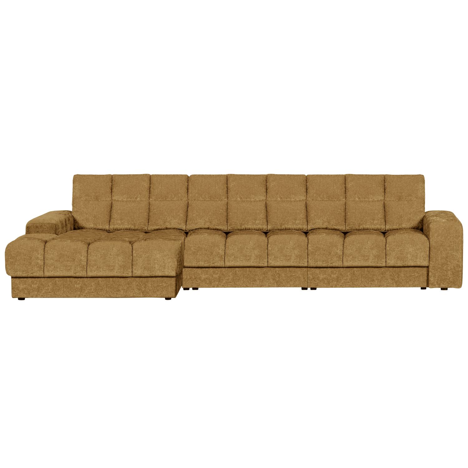 WOOOD canapea mare SECOND DATE CHAISE LONGUE | 100% Pes | Auriu | 78x316x162 cm