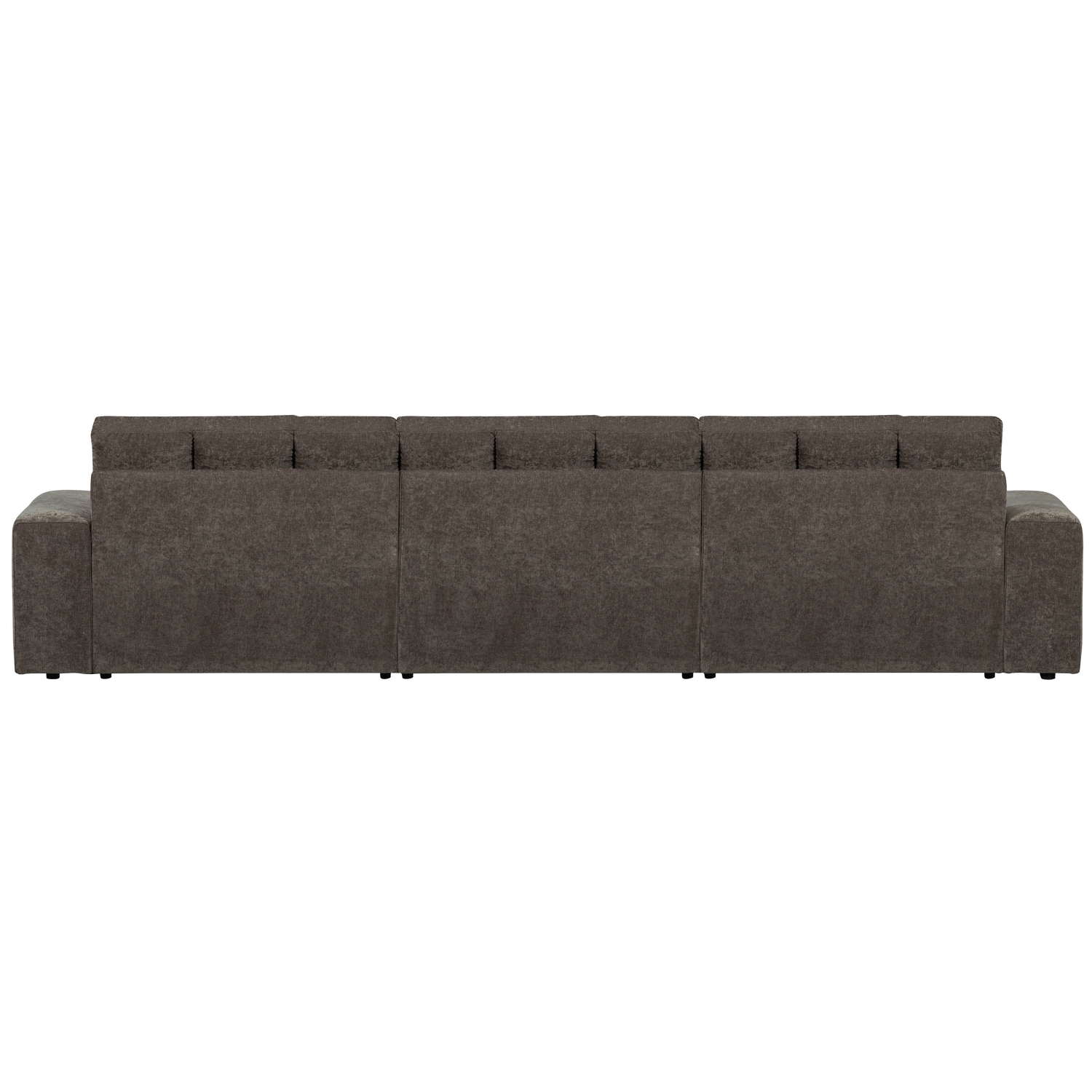 WOOOD canapea mare SECOND DATE CHAISE LONGUE | 100% Pes | Gri cald | 78x316x162 cm
