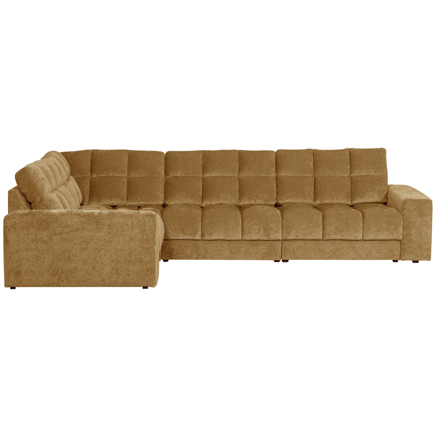 WOOOD canapea colt SECOND DATE | 100% Pes | Auriu | 78x316x212 cm