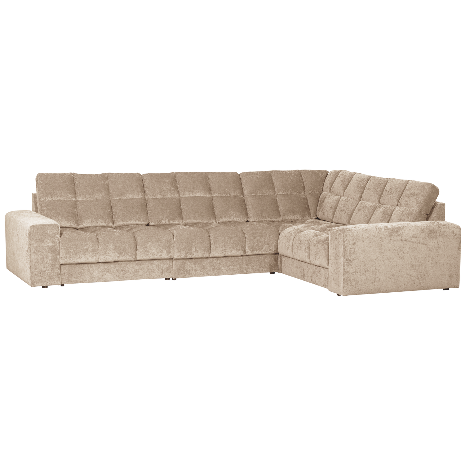 WOOOD canapea colt SECOND DATE | 100% Pes | Nougat | 78x316x212 cm