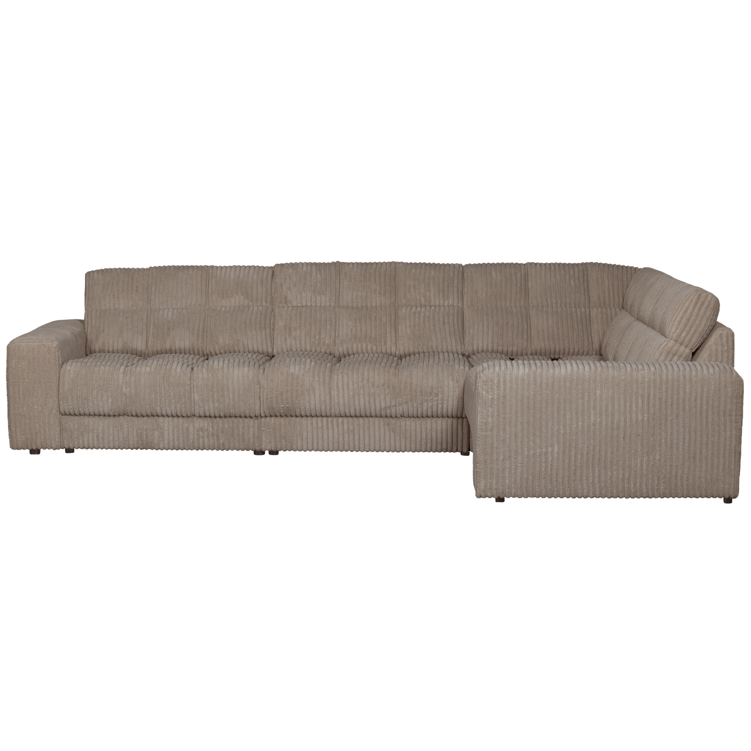 WOOOD canapea colt SECOND DATE | 100% Pes | Mud | 78x316x212 cm