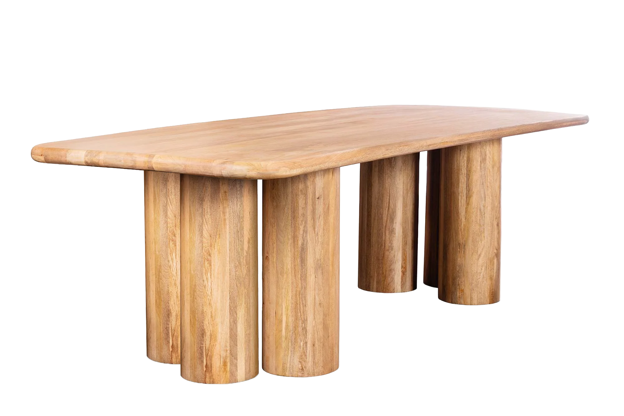 Invicta Masă dining ART DECO - 240cm | Mango, Natural | 240x76x100 cm