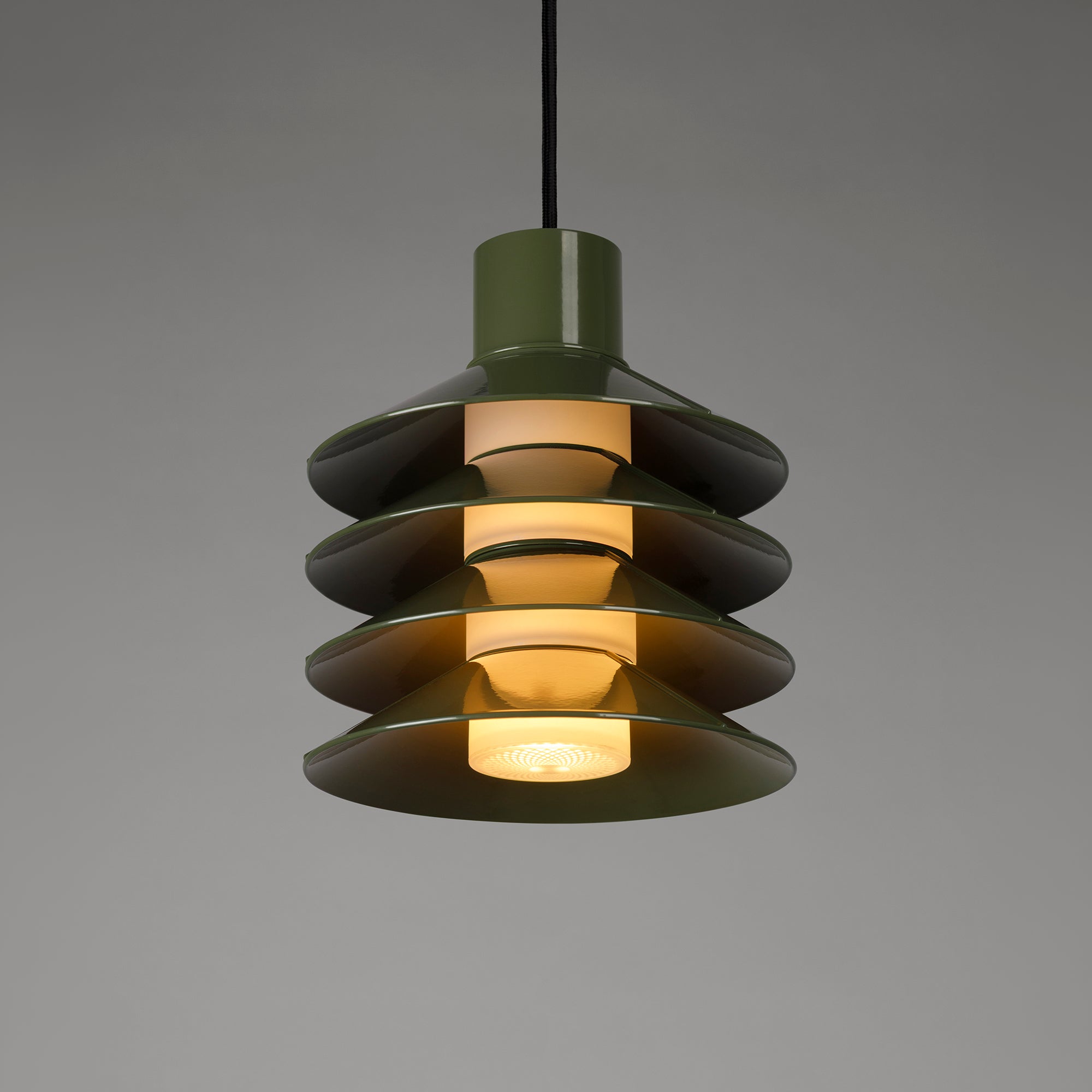 Minale lustră pendul 4Shades | aluminiu, alamă, rășină opal | bec G9 dimabil inclus