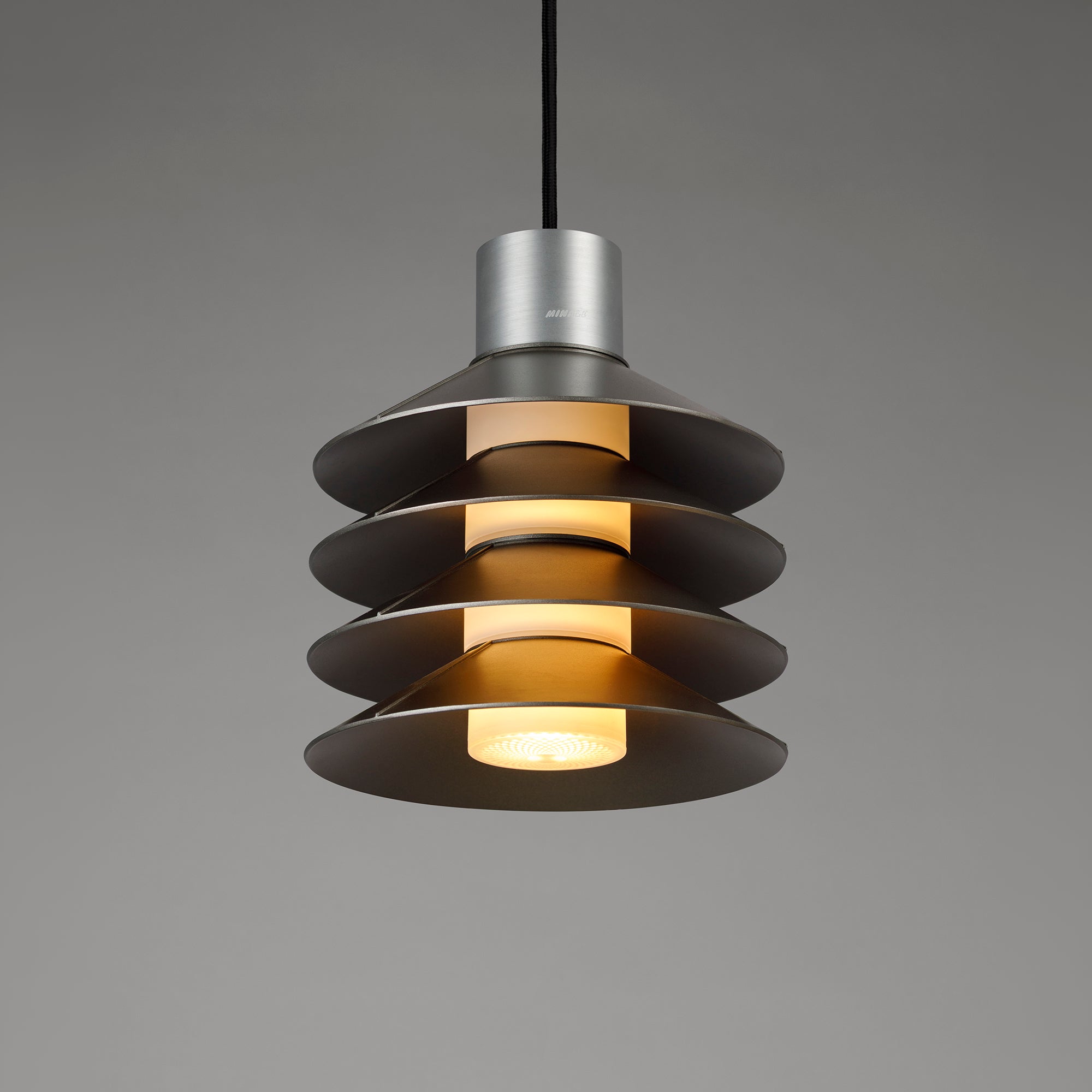 Minale lustră pendul 4Shades | aluminiu, alamă, rășină opal | bec G9 dimabil inclus