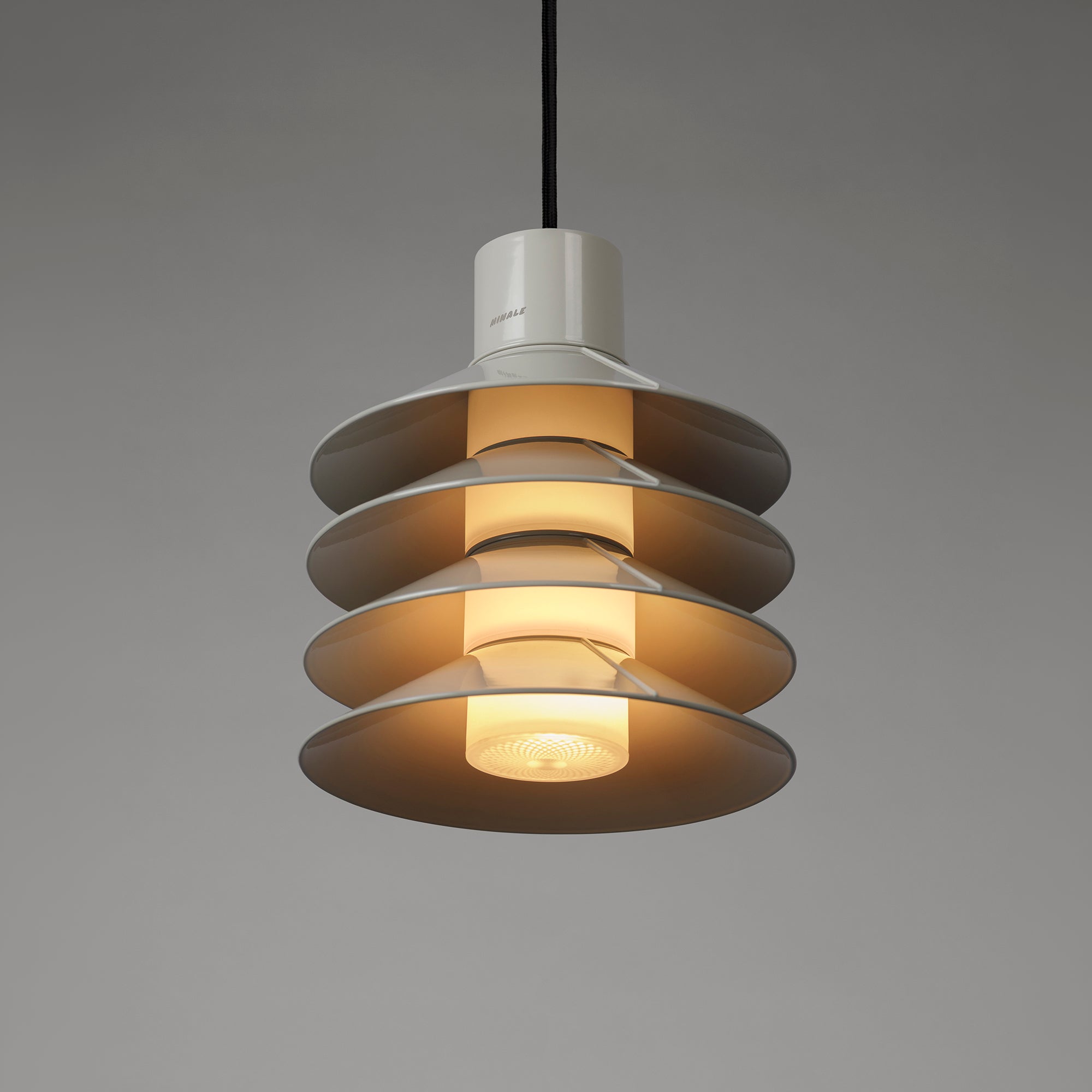 Minale lustră pendul 4Shades | aluminiu, alamă, rășină opal | bec G9 dimabil inclus