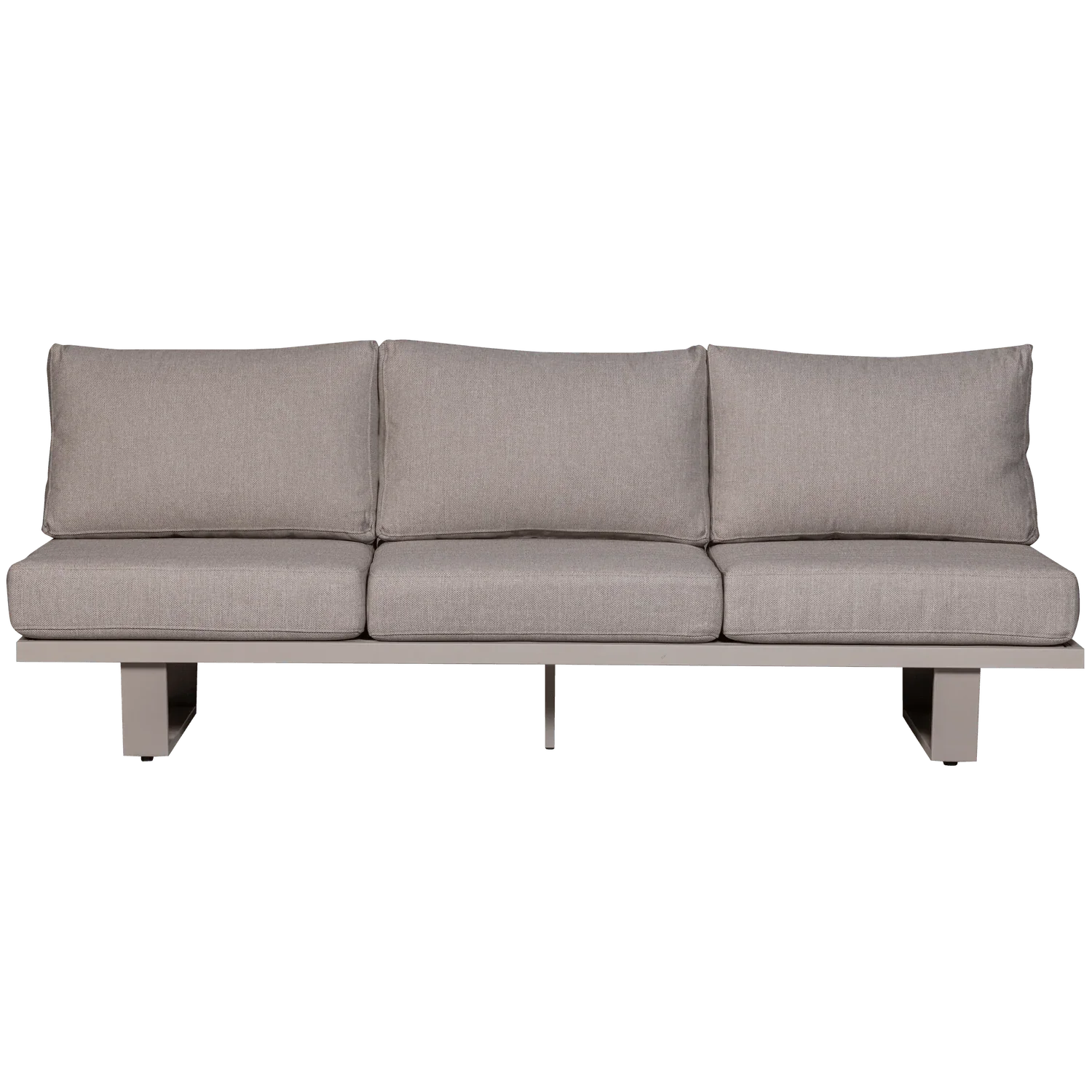 BEAR 3-SEATER GARDEN BENCH ALUMINIUM SAND